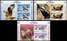 ARMENIA KARABAKH ARTSAKH 2021-01 EUROPA: Endangered Animals. Blocks 2v+2Lab, MNH - 2021