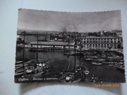 Cartolina  Viaggiata "CAGLIARI  Darsena E Panorama"  1960 - Cagliari