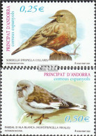 Andorra - Spanische Post 287-288 (kompl.Ausg.) Postfrisch 2002 Vögel - Ungebraucht
