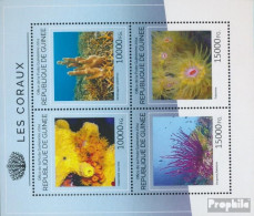 Guinea 10532-10535 Kleinbogen (kompl. Ausgabe) Postfrisch 2014 Korallen - Guinea (1958-...)