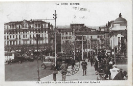 Cannes. La Jetée Albert Edouard Et L'hotel Splendid. - Cannes