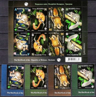 BELARUS 2021-06 FAUNA: Rodents. Dormouse, Flying Squirrel. CORNER Set & Mini-Sheet, MNH - Nager