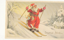 JOYEUX NOEL   Père Noel à Ski - Other & Unclassified