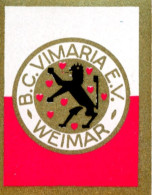 Sammelbild Sportwappen, Fußball, Mitteldeutschland, Vimaria, Weimar, Bild Nr. 9 - Zonder Classificatie