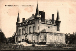 N°329 W -cpa Semelay -château Du Plessis- - Schlösser