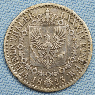 Preussen / Prussia •1/6 Thaler 1823 A • Wilhelm III • Cleaned • German States / Allemagne États / Prusse • [24-636] - Small Coins & Other Subdivisions