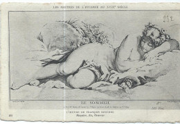 Arts > Peintures & Tableaux Les Maitres De L' Estampe Au XVIIIeme Le Sommeil  Francois Boucher Erotique - Peintures & Tableaux