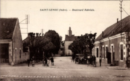 CPA Saint Genou Indre, Boulevard Rabelais - Sonstige & Ohne Zuordnung