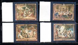 MALTA 1978 FLEMISH TAPESTRIES TAPPEZZERIE TAPESTRY COMPLETE SET SERIE COMPLETA MNH - Malta