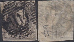 Belgique 1850 - Timbre Oblitéré. COB Nr.: 3  Avec Oblitération 114 TERMONDE. 1 Marge Au Filet............ (EB) AR-02454 - 1849-1850 Medaillen (3/5)