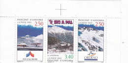 ANDORRE FRANCE Yvert 427-428-429 Bord De Feuille - Postzegelboekjes