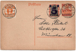 1921 Danzig - Schidlitz Mit Zusatz - Enteros Postales