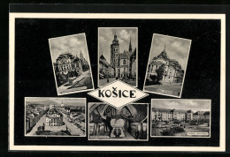 AK Kosice, Markt Mit Rathaus, Kirche  - Slowakei