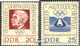 DDR 939-940 (kompl.Ausgabe) Postfrisch 1963 Pierre De Coubertin - Unused Stamps