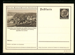 AK Sankt Goar, Ortspartie Mit Burg Rheinfels Lernt Deutschland Kennen  - Postkarten