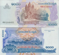 Kambodscha Pick-Nr: 58c Bankfrisch 2014 1.000 Riels - Cambodia