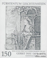 Liechtenstein 1823S (kompl.Ausg.) Schwarzdruck Postfrisch 2016 Gemälde - Neufs