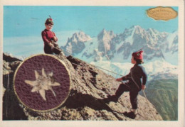 CARTE PARFUMEE DE LUXE " VALLAZUR"  - Parfum BOUQUET De Fragonard  -  EDELWEISS  -  ALPINISME  -  MONTAGNES  - - Alpinismus, Bergsteigen