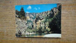 Gorges Du Tarn , En Approchant Du Débarcadère Des Baumes "" Carte Animée Embarcations "" - Gorges Du Tarn