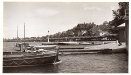 Photographie Photo Vintage Snapshot Bateau Boat Ship Canot - Barcos