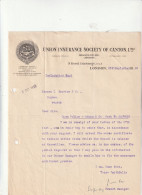 98-Union Insurance Society Of Canton..London...(U.K) ...1922 - Regno Unito