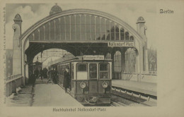 Berlin - Hochbahnhof Nollendorfplatz - Bahnhöfe Mit Zügen