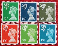 6 Values MACHIN Scotland (Mi 47-52) 1986 1987 1988 POSTFRIS MNH ** ENGLAND GRANDE-BRETAGNE GB GREAT BRITAIN - Scozia