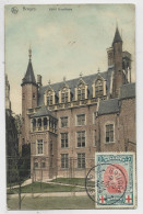 BELGIQUE CROIX ROUGE ALBERT 5C AU RECTO CARTE BRUGES 1918 - 1918 Croce Rossa