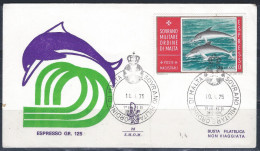 SMOM 1975 Espresso Gr. 125 FDC - Malta (Orde Van)