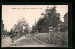 CPA Villennes, Route Des Iséles Et Route De Poissy  - Poissy