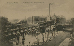 Gruss Aus Berlin - Hochbahn In Der Trebbiner Strasse - Stations With Trains