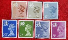 7 Value Value MACHIN Welsh Wales (Mi 39-45) 1983 1984 POSTFRIS MNH ** ENGLAND GRANDE-BRETAGNE GB GREAT BRITAIN - Pays De Galles