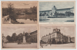 4 CARTOLINE DI KREFELD - Nordrhein-Westfalen - FORMATO PICCOLO - Krefeld