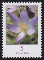 2480A Blumen 5 C Elfenkrokus, ** - Unused Stamps