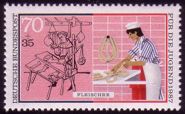 1317 Jugend Fleischer 70+35 Pf ** - Nuovi