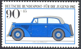 1126 Jugend Kraftfahrzeuge 90+45 Pf ** - Unused Stamps