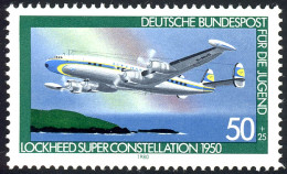 1041 Jugend Luftfahrt 50+25 Pf ** - Unused Stamps