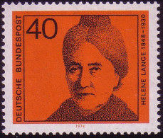 792 Deutsche Frauen 40 Pf Helene Lange ** - Unused Stamps