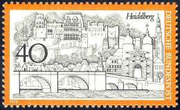 747 Fremdenverkehr 40 Pf Heidelberg ** - Unused Stamps