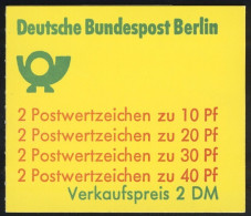 9b MH Unfall Teilgezähnt 1974 - Mit PLF Felder 3+4 ** - Booklets