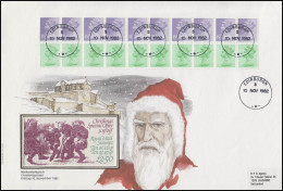 Grossbrintannien Weihnachten Christmas Heftchenblatt 1982 FDC Edinburgh 10.11.82 - Christendom