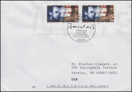 1858 Wolfgang Borchert Schriftsteller, MeF FDC ESSt Berlin 3.5.1996 In Die USA - Schrijvers