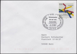 1917 Städtepartnerschaften, FDC ESSt Kiel Brest-Sovetsk & Stralsund & Vaasa 1997 - Europäischer Gedanke