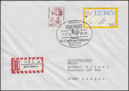 1659 Postleitzahlen MiF R-Bf SSt Bonn Rolf Hand Drauf! Seit 1.7. Neue PLZ 1.7.93 - Post