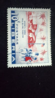 LİBERYA--1955   10C      DAMGALI  SPORTS - Liberia