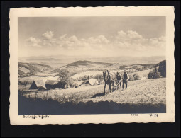 Foto-AK Deutsche Scholle - Zwei Bauern Mit Pferd Bei Der Feldarbeit, BERLIN 1942 - Autres & Non Classés