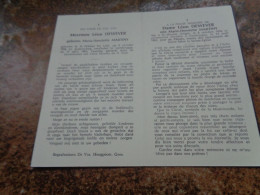Doodsprentje/Bidprentje  Maria-Henriette MARTINY  St Niklaas 1896-1963 Gentbrugge  (Echtg Léon DEWEVER) 2-talig/bilingue - Other & Unclassified