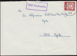 Landpost-Stempel 2801 Kirschseelte Auf Brief BREMEN 26.10.1962 Nach Syke - Autres & Non Classés