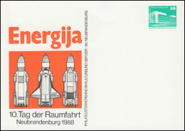 PP 17/99 Bauwerke Energija Tag Der Raumfahrt 1988, ** - Autres & Non Classés