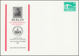 PP 17/73 Bauwerke 10 Pf Berlin Auf Briefmarken Und Münzen 1987, ** - Otros & Sin Clasificación